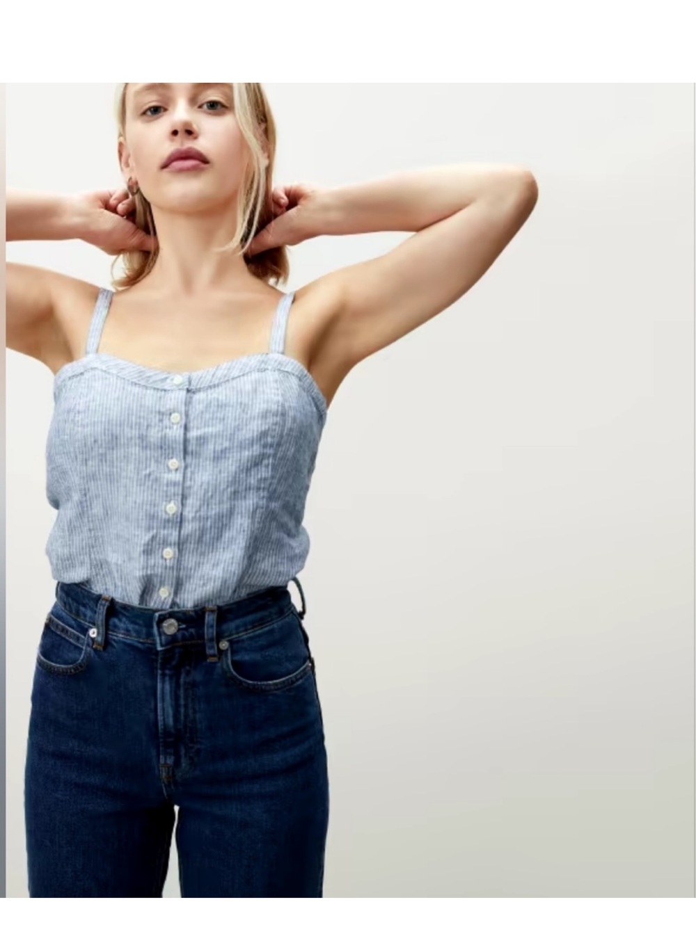 Everlane The Linen Picnic Top size
8